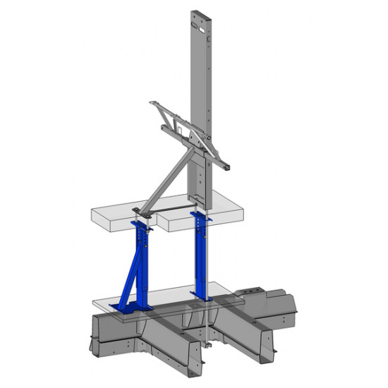 Intermediate shelf structure - height 130 - 180 mm