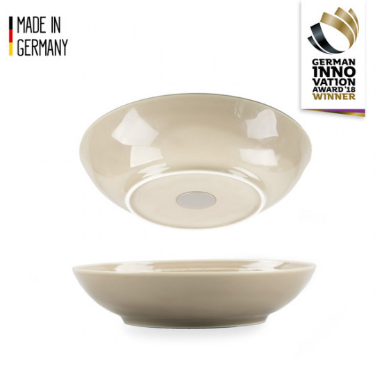 Porcelain Magnetic Food Bowl - Ivory