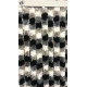 Fleece curtain 56x185 white/grey/black for motorhomes and caravans