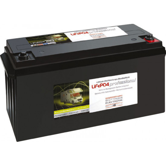 LiFePo4 on-board battery with lithium technology 12V 180Ah
