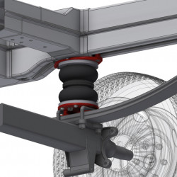 Carbest Premium 7.3" air suspension system by ESI for Fiat Ducato, Peugeot Boxer and Citroen Jumper from 201