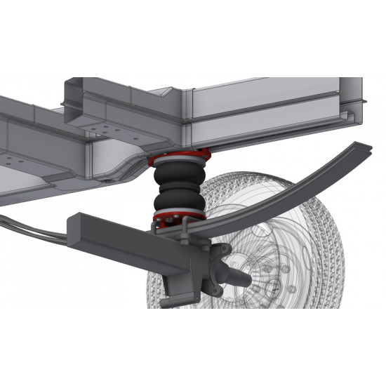 Carbest Premium 7.3" air suspension system by ESI for Fiat Ducato, Peugeot Boxer and Citroen Jumper from 201