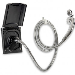 Service hatches with shower - Black