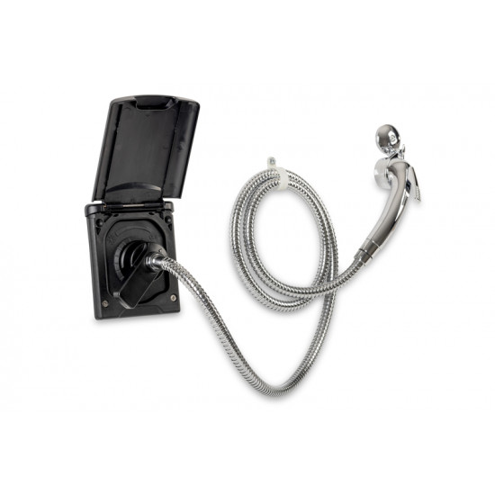 Service hatches with shower - Black