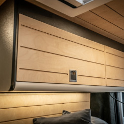 Aluminum corner profile - silver - open on one side