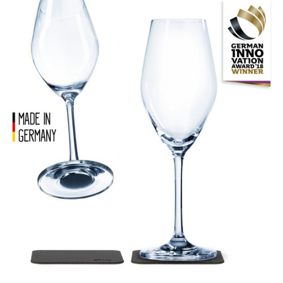 SILWY Magnetic Crystal Glasses CHAMPAGNE / SPARKLING WINE