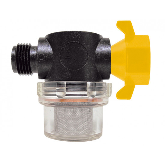 Pump pre-filter with wing nut