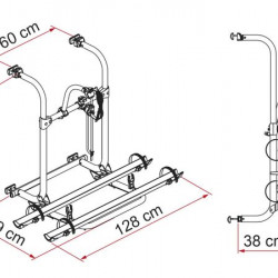Fiamma Carry-Bike PRO N bicycle carrier for 2 to 4 bicycles or 2 e-bikes