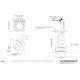 ROKK - Base for mounting on round tubes
