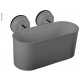 Storage box with 2 suction cups - Anthracite