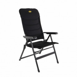 Malaga Breeze camping chair - Upholstered with black mesh fabric