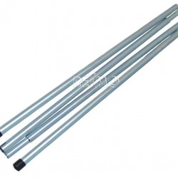Steel lock rod - 4 pieces - 17 x 1 mm - 255 cm