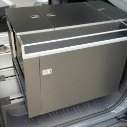 VW Multivan FreeVan kitchen module including technology