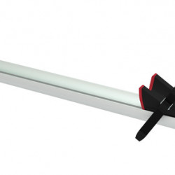 Rail Premium bicycle rail 128 cm, silver