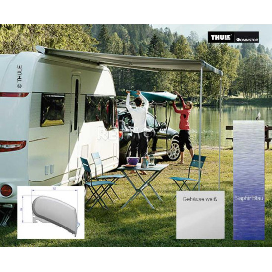 Thule roof awning 6200, length: 3.75m, silver housing