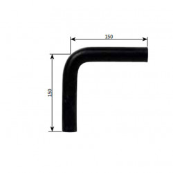Rubber angle 150x150mm Sch