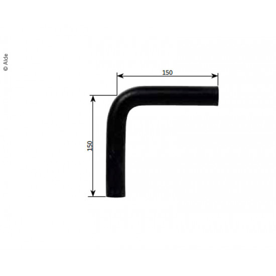Rubber angle 150x150mm Sch