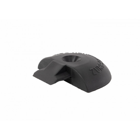 Lashing rail end piece - round - anthracite