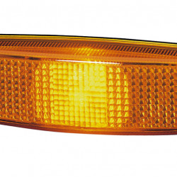Yellow side marker light (surface-mounted light)