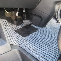 Cab carpet/floor mat for Citroen Campster by Pössl - Grey and Anthracite
