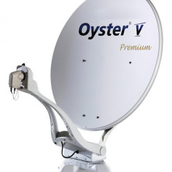 Ten Haaft V85 PREMIUM Single Satellite System, white