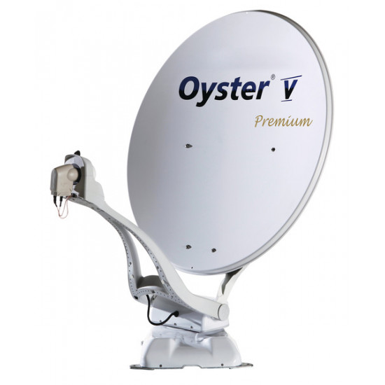 Ten Haaft V85 PREMIUM Single Satellite System, white