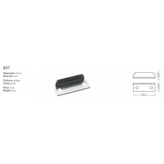 Metal strike plate