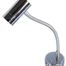 LED reading light Minitube D4 - chrome