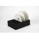 Plate holder - Black - For up to 10 plates