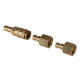 30 mbar quick-release coupling - 1 x male, 2 x female connections