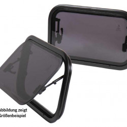 W378 x H528mm Awning window, acrylic glass, tinted, Carbest windows