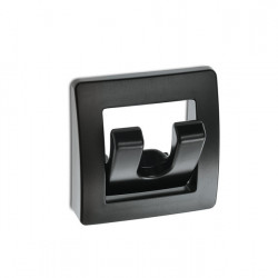 Coat hook / wall hook, matte black - blister-packed