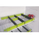 Purvario refrigerator strips in a set of 8 - Lime/Anthracite