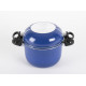 Aluminum camping cookware with non-stick coating - 9-piece set