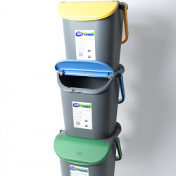 Stackable waste bin - 30 l - Various colors