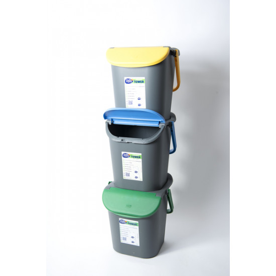Stackable waste bin - 30 l - Various colors