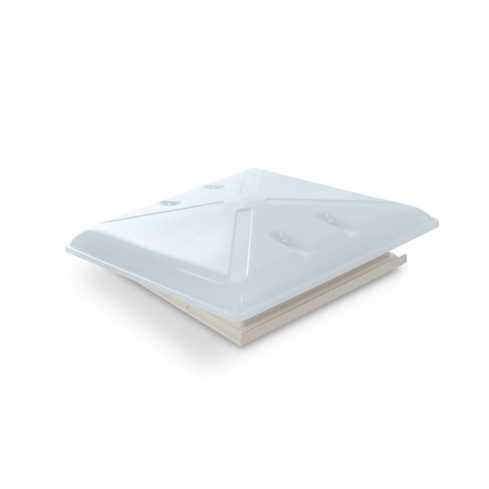 Roof hatch 400 x 400 mm - frosted glass - with roller blind and mosquito net