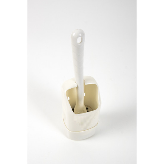 Toilet brush with holder