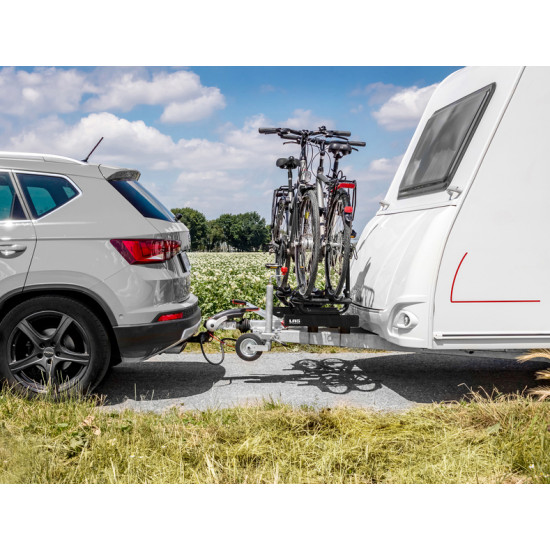 LAS BC260 bicycle carrier for 2 bicycles, black