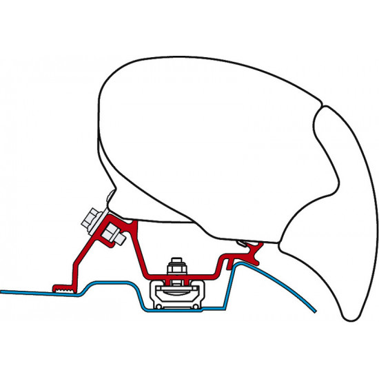Sprinter Roof Rail Adapter F65 S and F65 f. Motorhomes and Caravans
