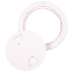 Carbest inspection opening with screw cap Ø205mm, white