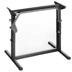 Height-adjustable lifting table frame - metal - anthracite