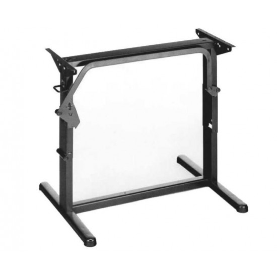 Height-adjustable lifting table frame - metal - anthracite