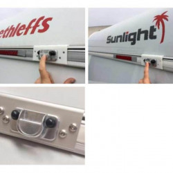 Dethleffs Carado Sunlight adapter for G2 bicycle carrier (5-piece set)