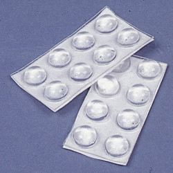 Noise dampening material, round, 11x5mm, loose