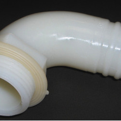Transition connector, 30 mm angled
