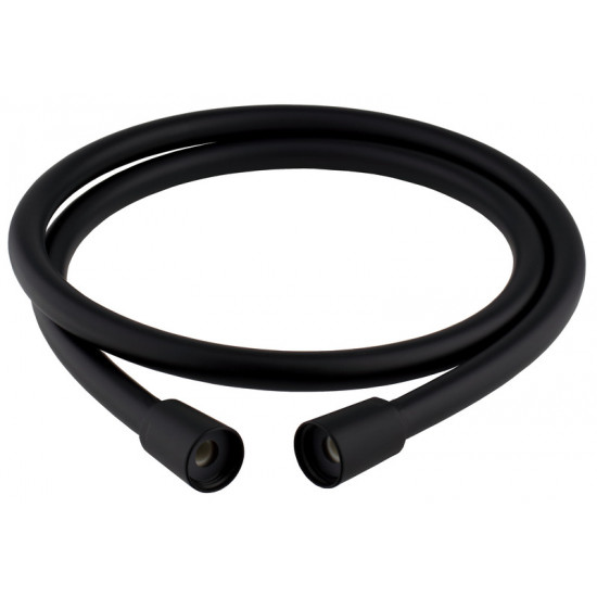 Shower hose - Black fabric