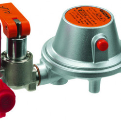 Gas tank regulator system RVS-RVS - 50 mbar