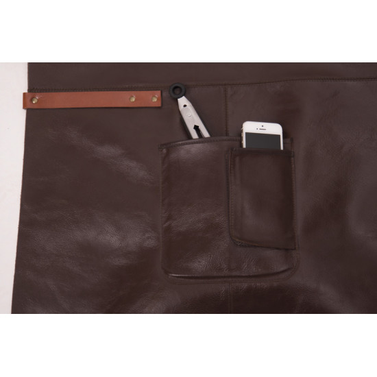 HOLIDAY TRAVEL BBQ Apron - Brown