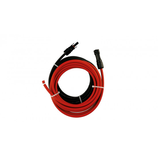 Solar panel cable with plug - 5 m